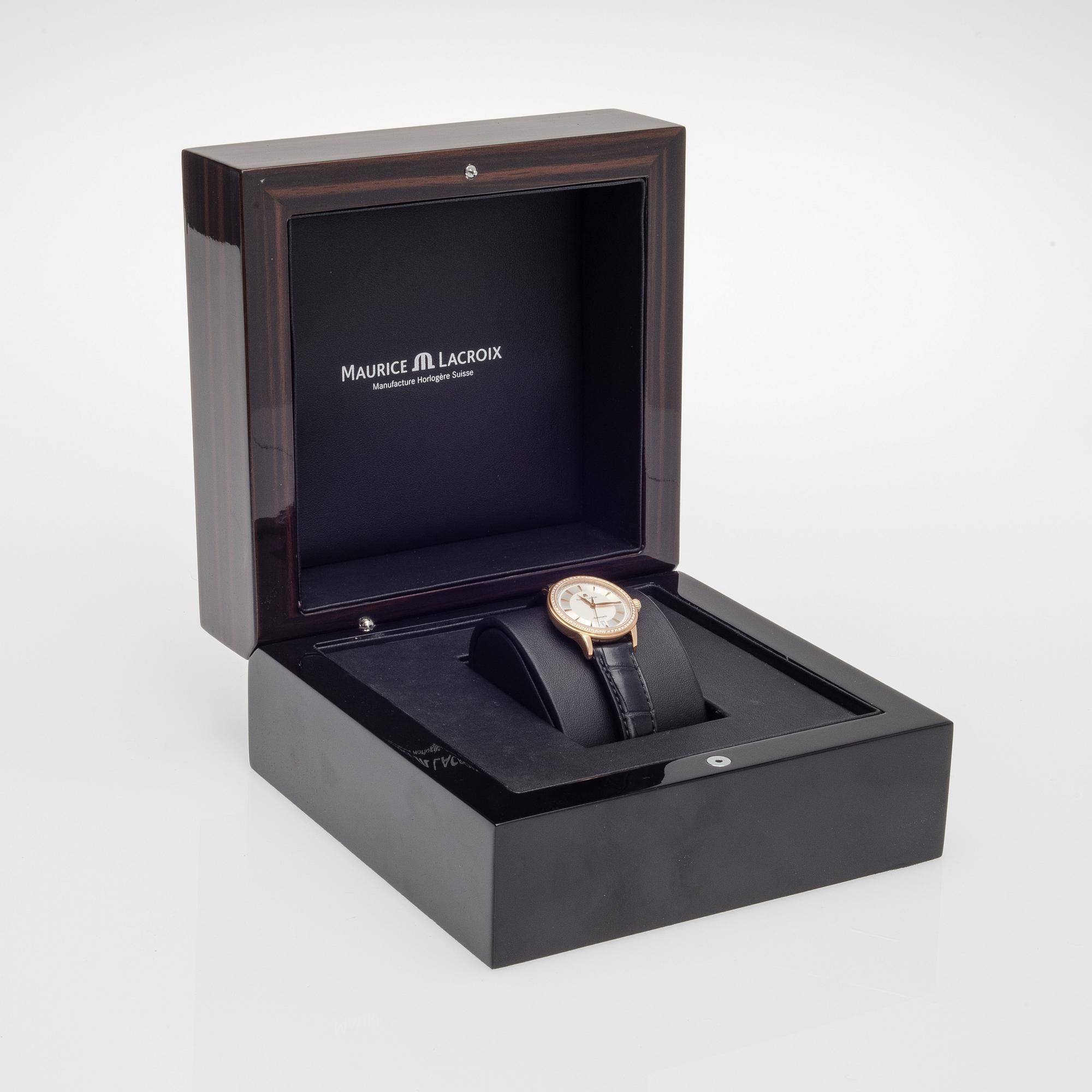 ARMBANDSUR, dam, Maurice Lacroix LC6003, 18k guld med diamanter.