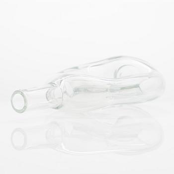 Oiva Toikka, flaska, signerad Oiva Toikka Nuutajärvi Notsjö.