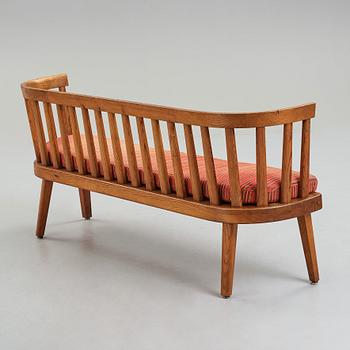 Axel Einar Hjorth, a stained pine version of "Utö" sofa, Nordiska Kompaniet, Sweden 1930's.