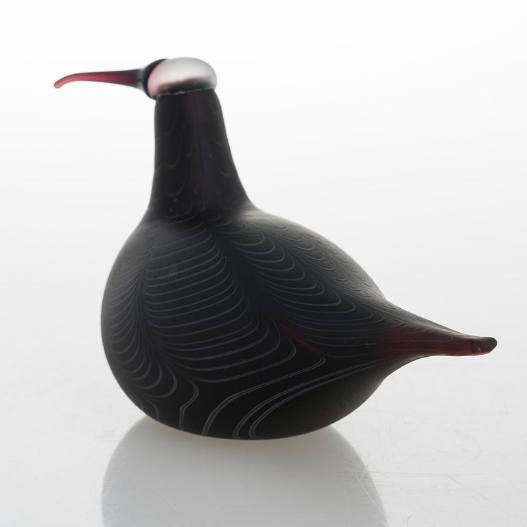 OIVA TOIKKA, a glass sculpture signed O. Toikka Nuutajärvi.