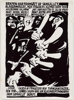 POLITISK KONST, 4 posters, 1960 - 70 -tal.