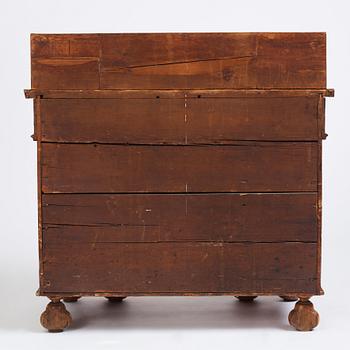 Skrivbord, Stockholmsarbete, 1700-talets första hälft, Barock.