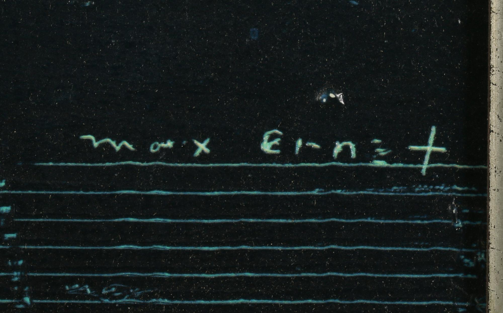 MAX ERNST, kamagraphies, signerad i tryck.