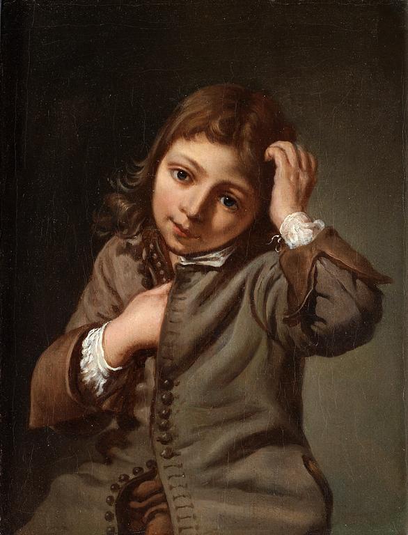 Michael Sweerts, Ung pojke som kliar sig i huvudet.