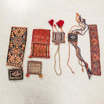 Mössor, väskor mm 14 dlr Kashgai mflr old-antik.