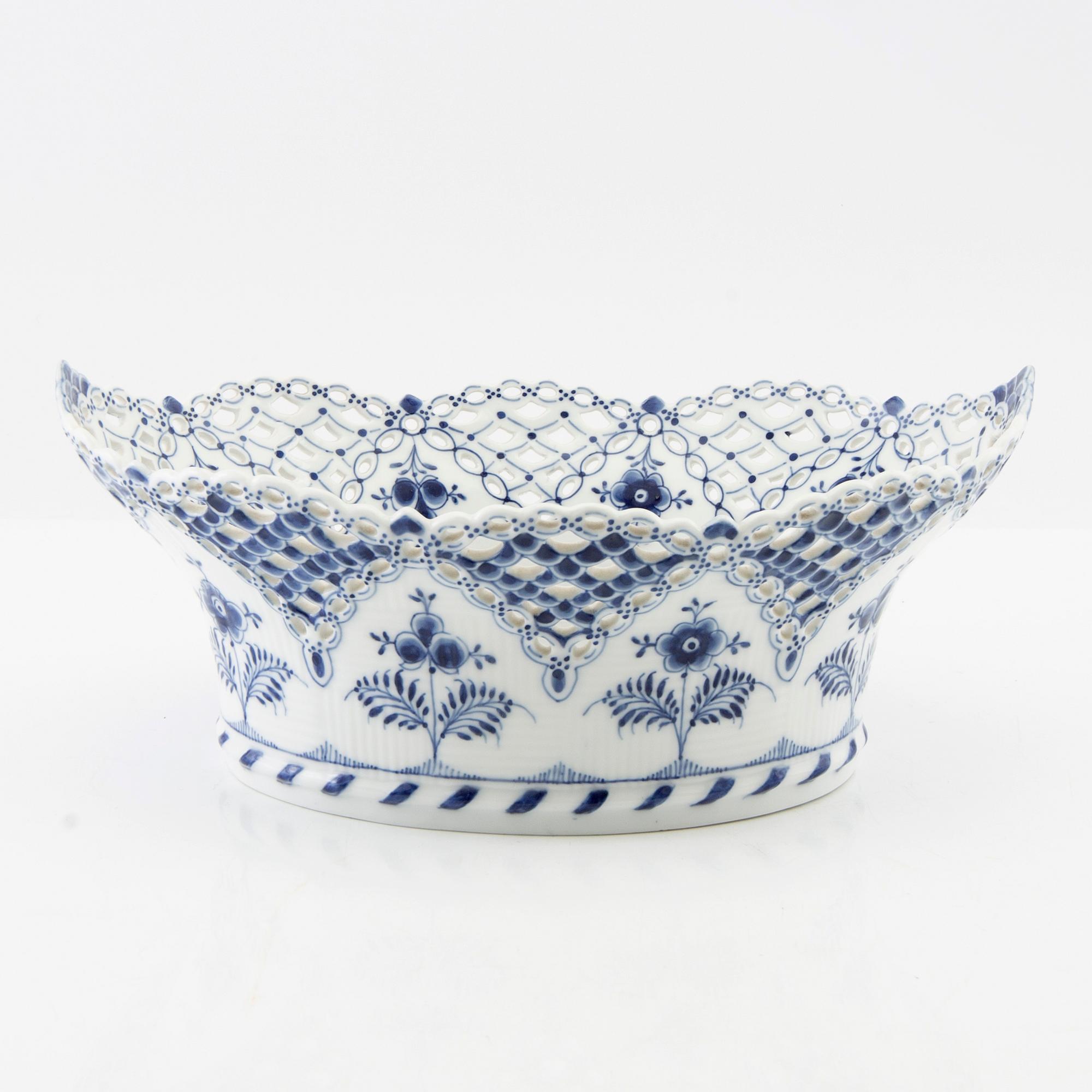 Gallerskål "Musselmalet helblonde" Royal Copenhagen Danmark  porslin.