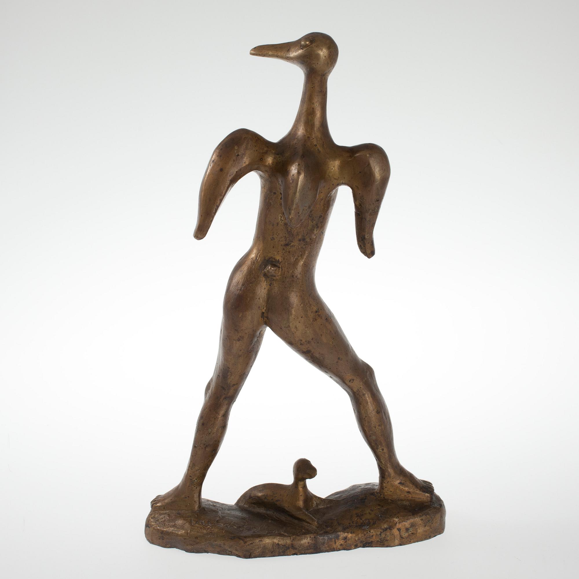 SKULPTUR, brons, signerad i godset Ioan Bolborea, 1990-talets slut.