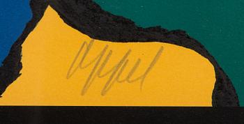 Karel Appel, lithograph in colours, signed and numbered 46/100.