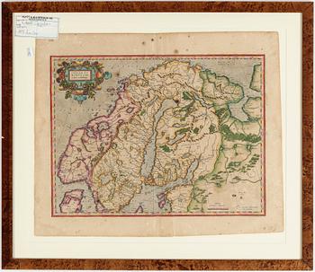 KARTA, "Suecia Et Norvegia cum confinijs", trol 15/1600-tal.