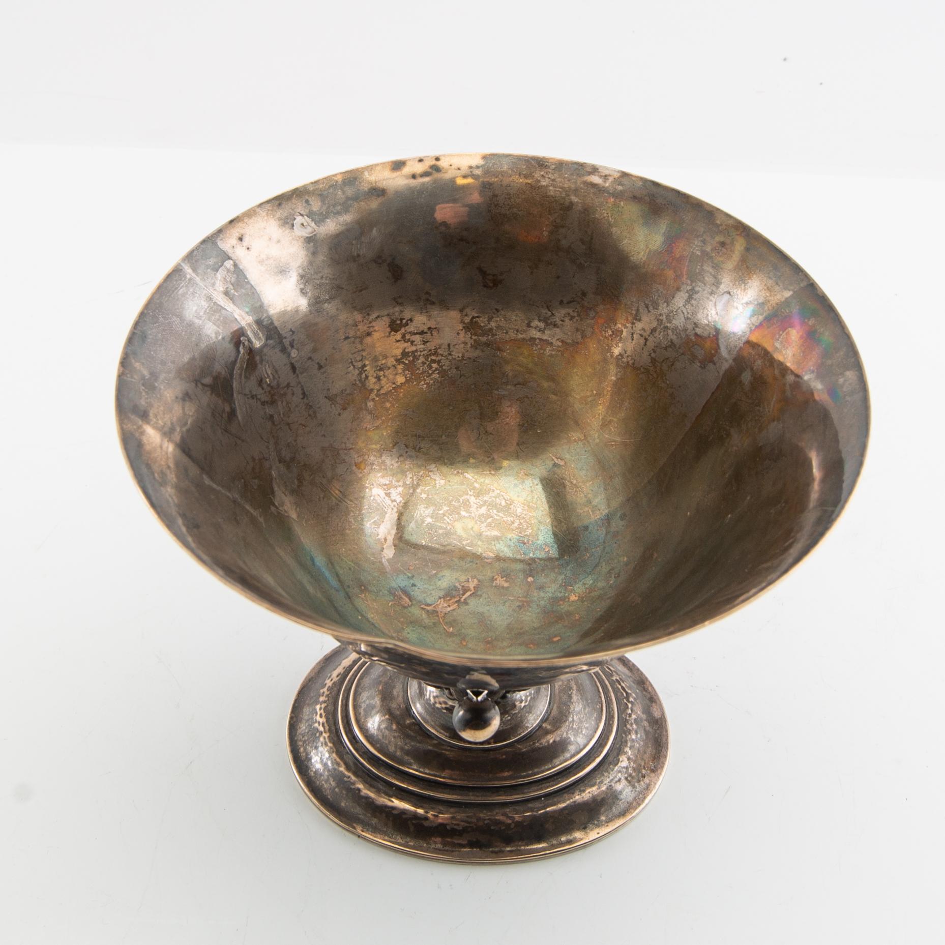 Georg Jensen, Bowl, silver, Copenhagen 1933-44.