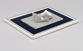 ARNE JONES, väggrelief, aluminium, ej signerad.
