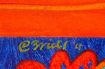 CLEMENS BRIELS, Silkscreen, signed ea 1/5. Dated -11.