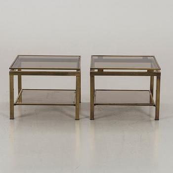 A PAIR OF SOFA/SIDE TABLES, second half of 20th century.