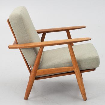Hans J. Wegner, fåtölj, "GE 240" "Cigarren", Danmark, 1900-talets andra hälft.