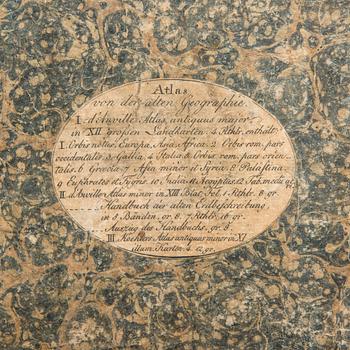 ATLAS, Antiqvvs Danvillianvs Conspectvs Tabvlarvm Geographicarvm, Norimbergae 1784.