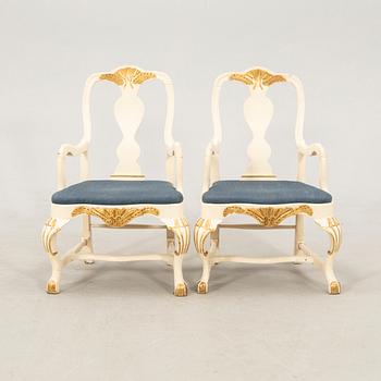 Armchairs, 2 pcs, Rococo style, first half of the 20th century.