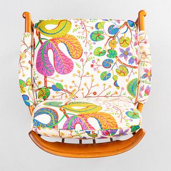 Kerstin Hörlin-Holmquist, a pair of 'Skrindan' easy chairs, OPE, second part of th 20th century.