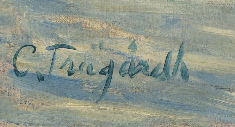 CARL TRÄGÅRDH, oil on canvas, signed.