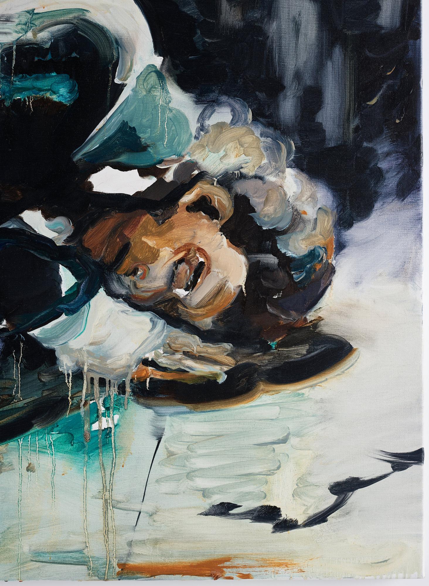 Jenny Carlsson, oil on canvas signed and dated 2016 verso.