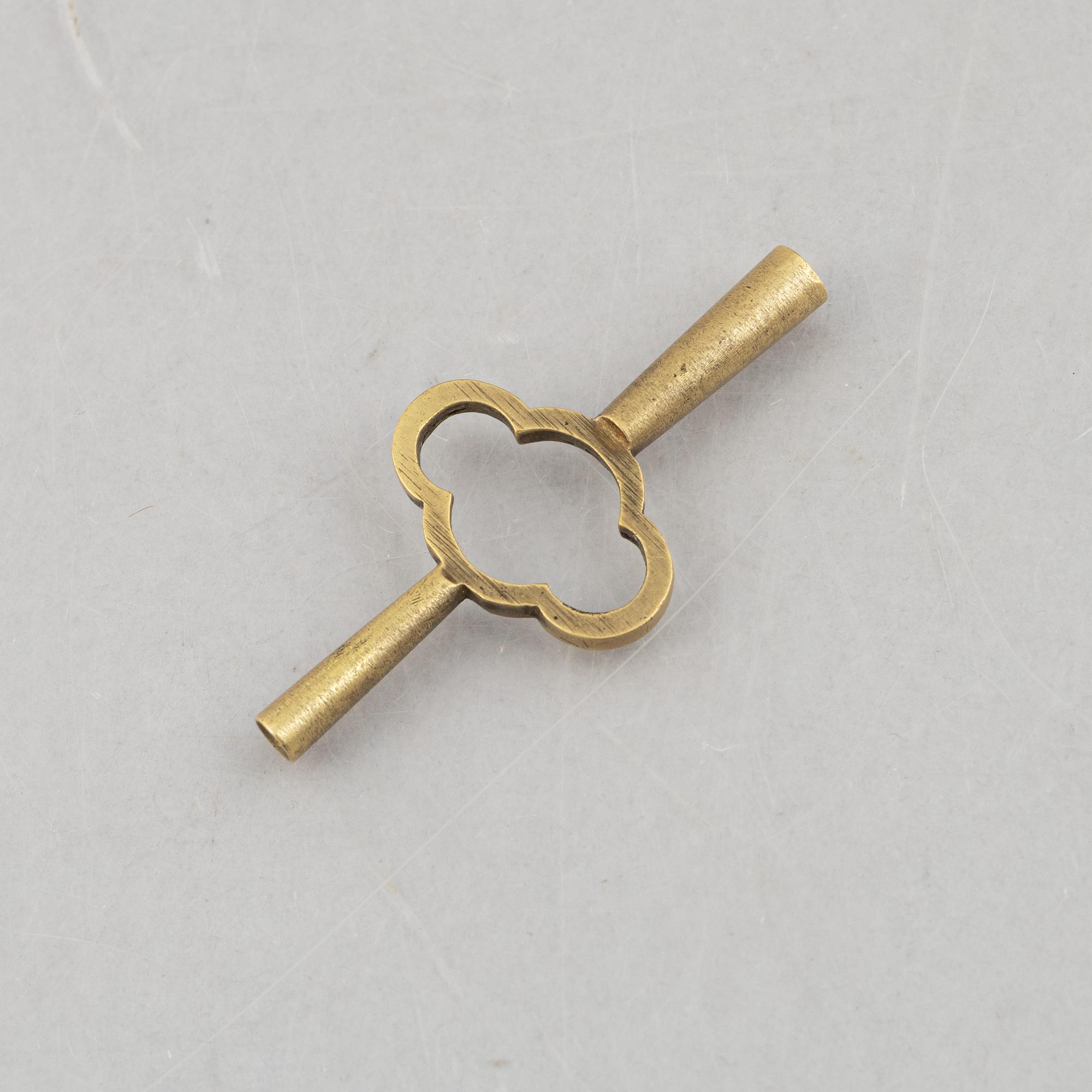 A carriage alarm clock, around 1900.