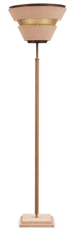 OKÄND FORMGIVARE, möjligen en skiss av Alvar Aalto tänkt för Valaistustyö, golvlampa 1950-tal.