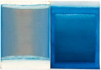 Aleksandra Jachtoma, Two (2) Gouache, signed and dated  1989.