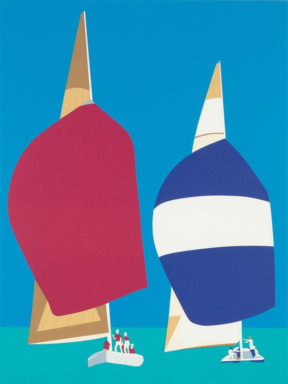 Franco Costa, silkscreen in colours, signed 39/250.