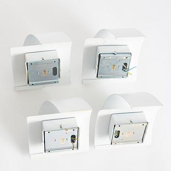 Peter Celsing, vägglampor, 4 st, "Band", Falkenbergs Belsyning, 1980/90-tal.