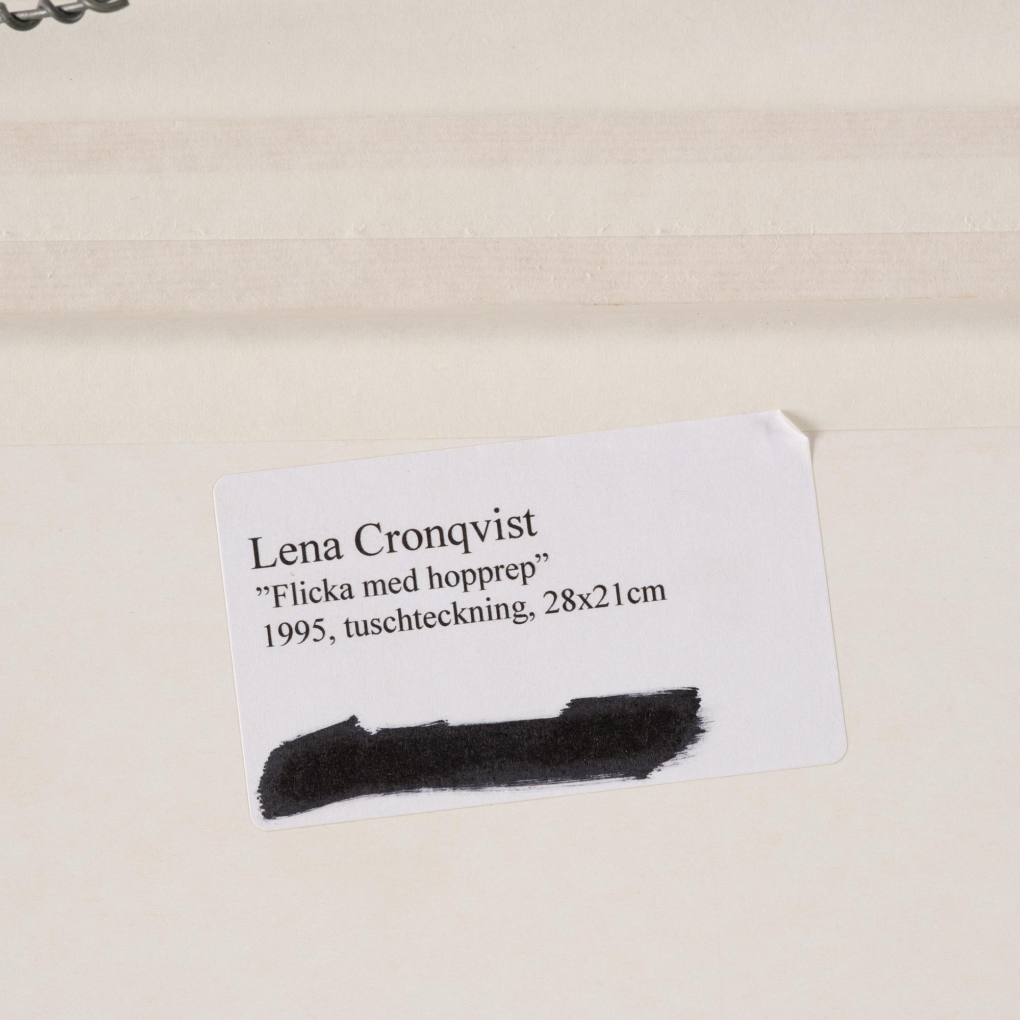 Lena Cronqvist, "Flicka med hopprep".