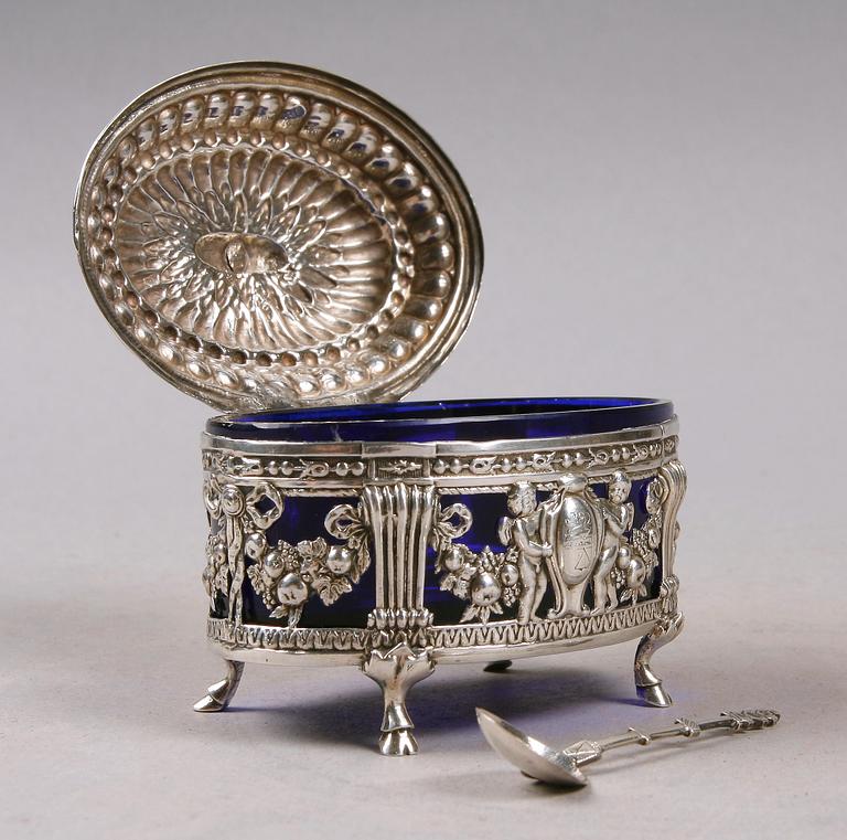 SALTSKRIN, silver, Paris, 1786.