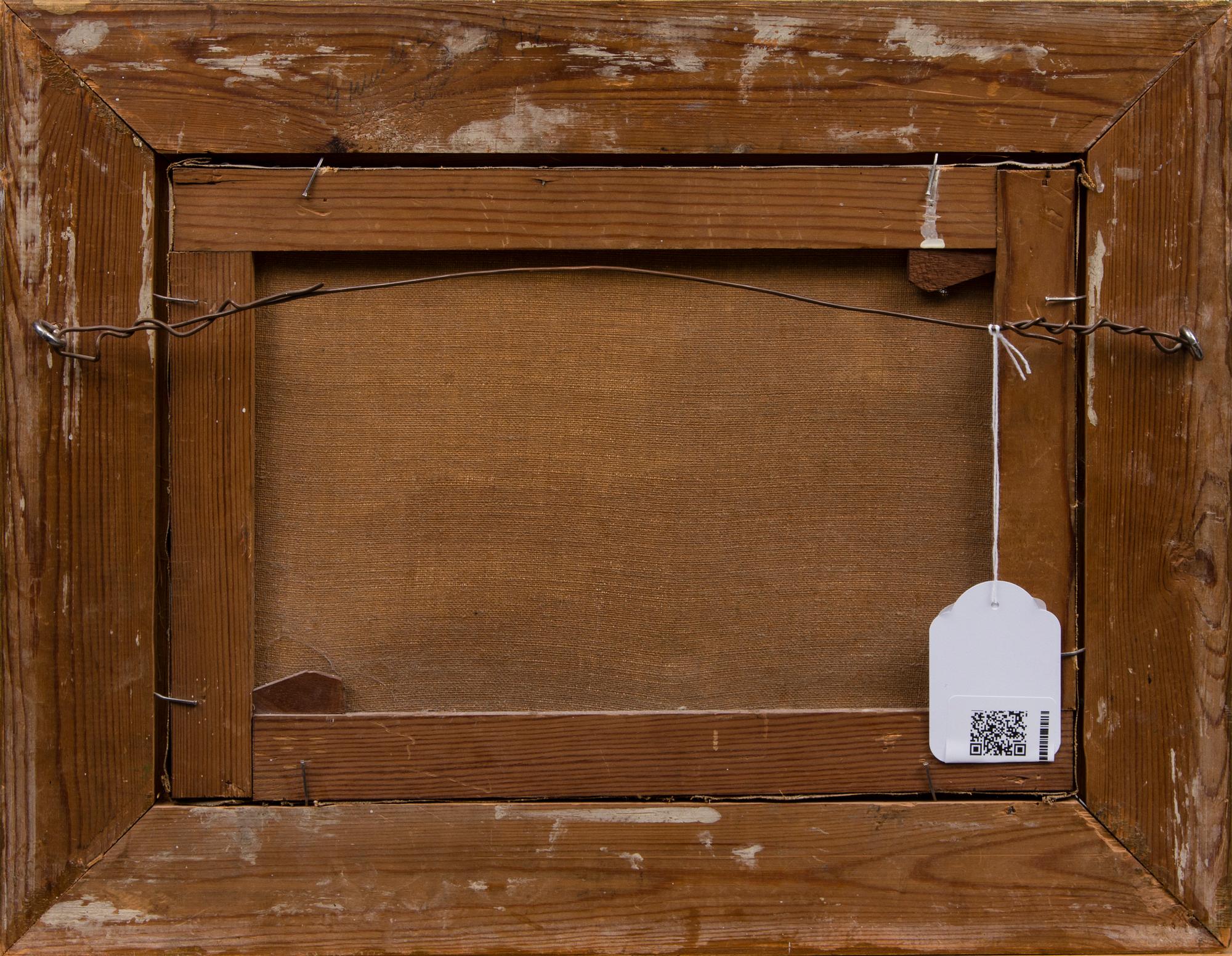 OIDENTIFIERAD KONSTNÄR, olja på duk, signerad C Schmidt och daterad -87.