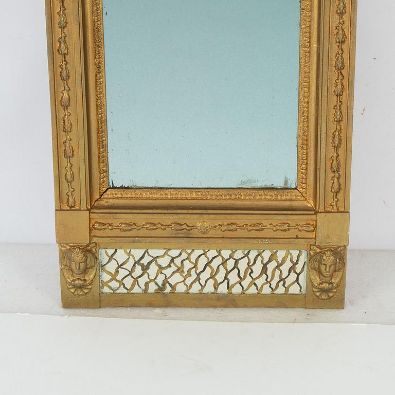 A Swedish Empire Mirror by Erik Gustaf Silfvernagel (b. 1795-d. 1829), Hudiksvall's Hallmark.