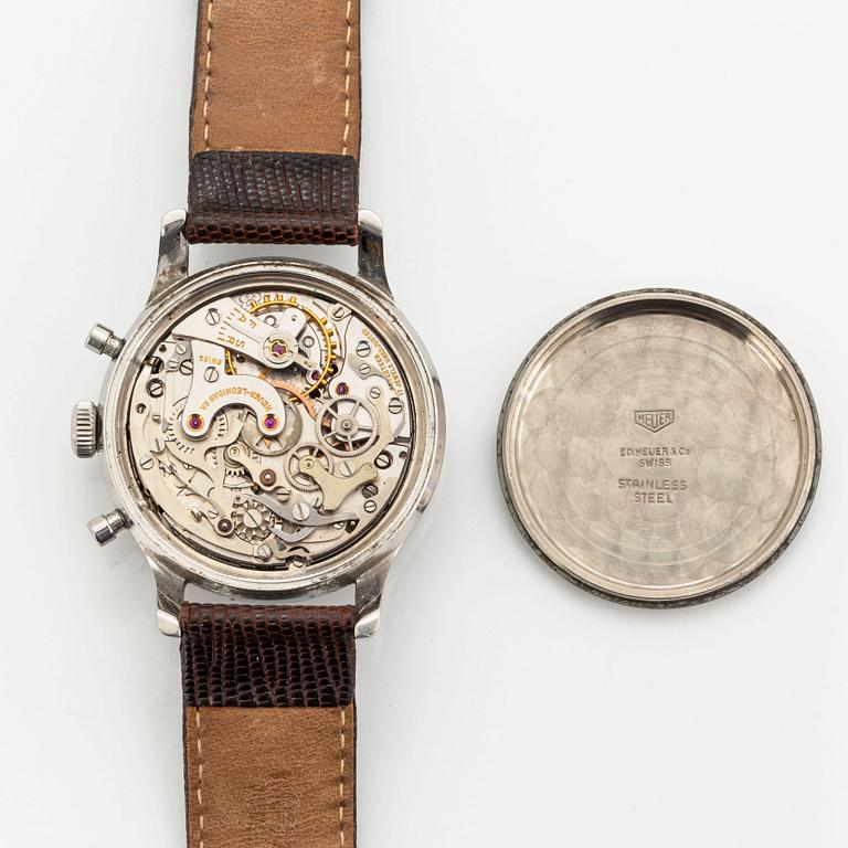 Heuer, chronograph, 36 mm.