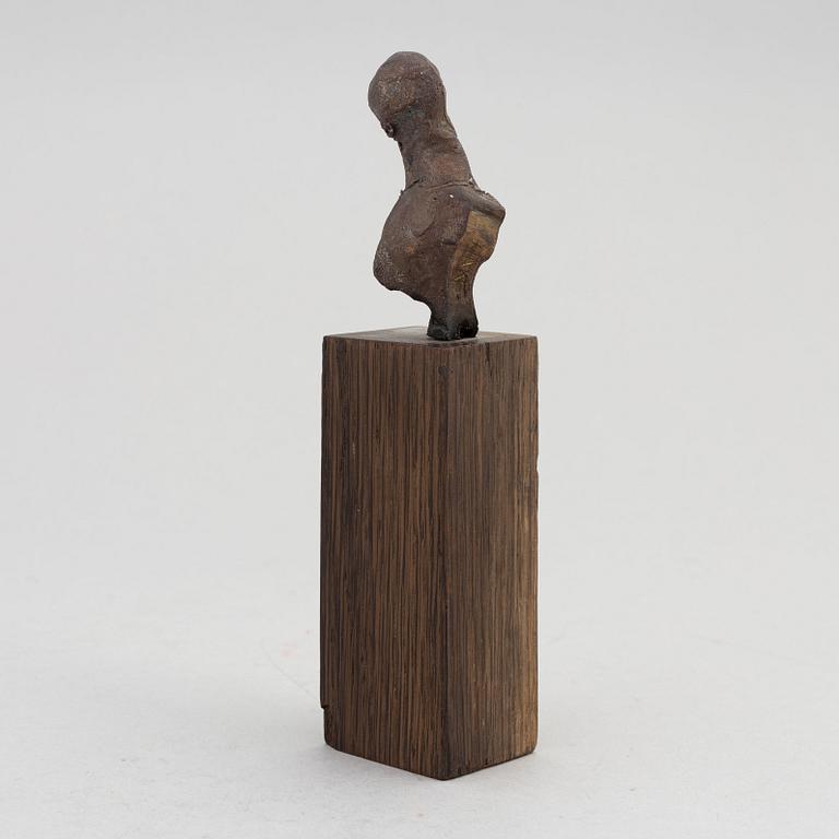 Claes Hake, skulptur, brons, signerad.
