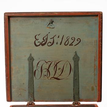 Box. Folk art, Jämtland, 18th/19th century.