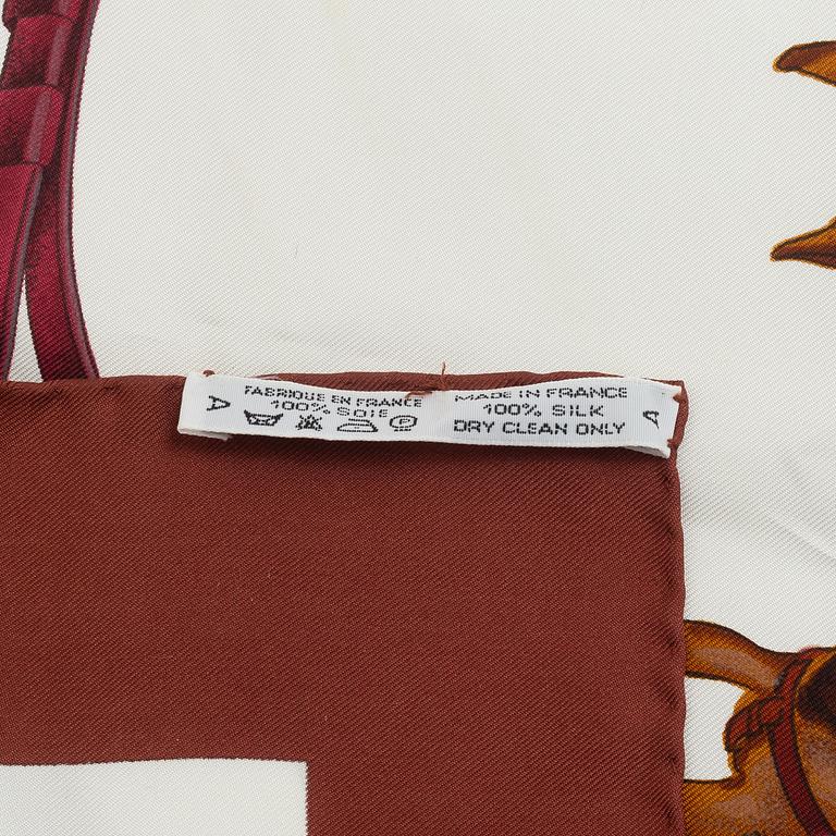 Hermès, scarf, "Attelage en Arbalète".