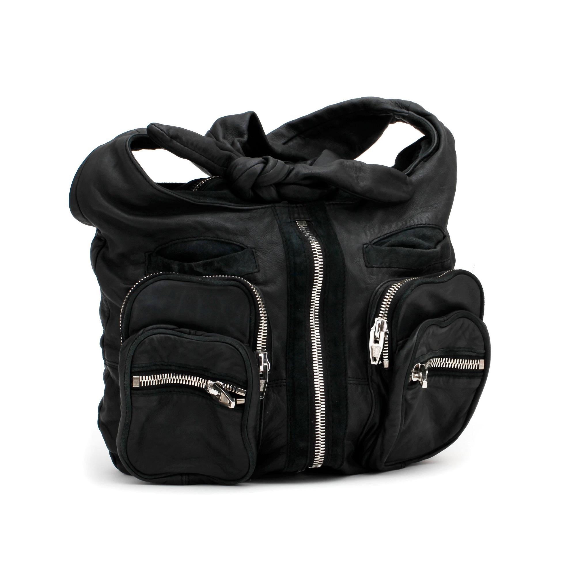 ALEXANDER WANG a dark green leather bag Donna hobo Bukowskis