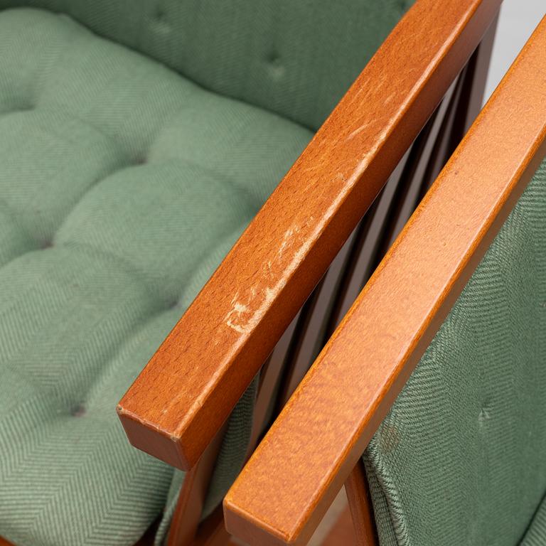 Åke Axelsson, a set of eight 'Vaxholmaren' chairs, Gärsnäs.