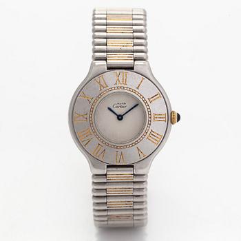 Cartier, Must 21, armbandsur, 31 mm.