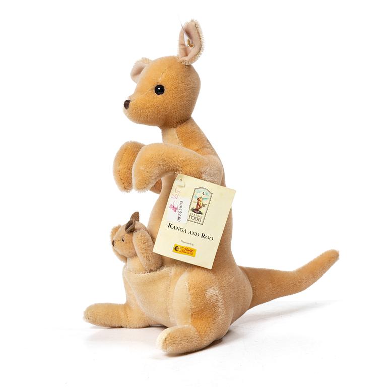 Steiff, toy animals, 5 + 1 pieces, second half of the 20th century.