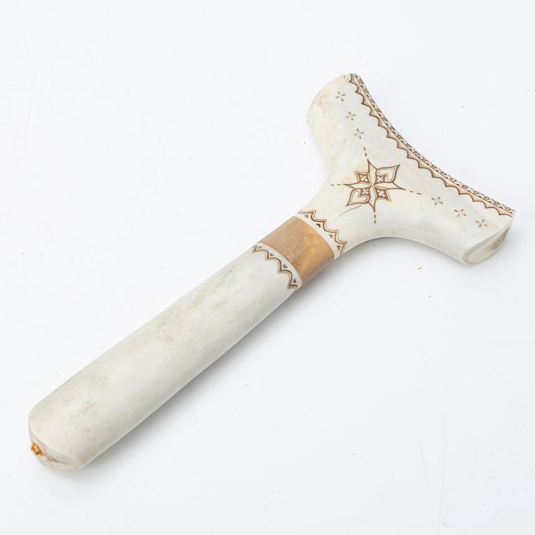 Anders Sunna, Drum, Goavddis, signed and dated 1976.