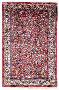 Matta, silke Keshan, ca 209 x 130 cm.