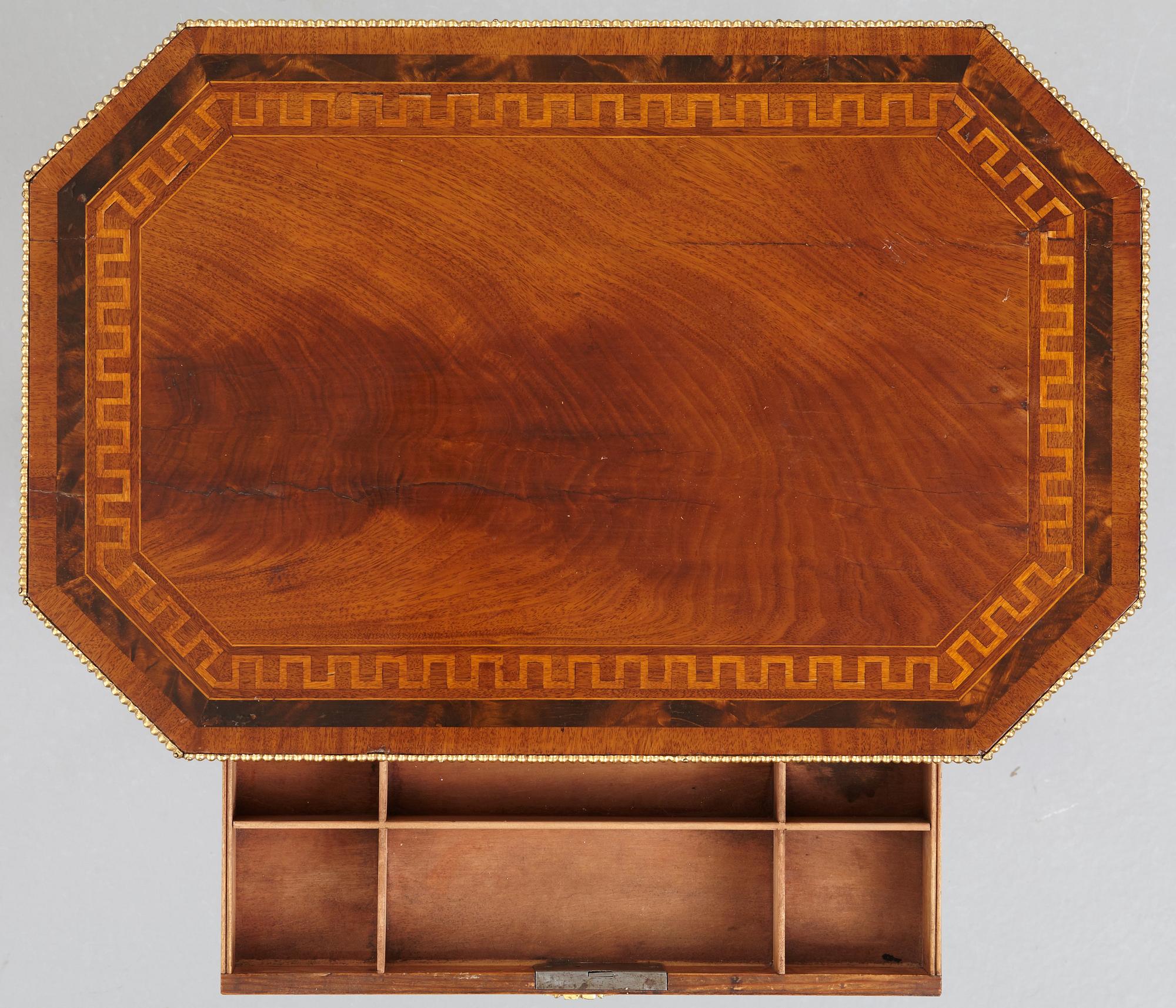 An Empire table, first half of the 19th century.