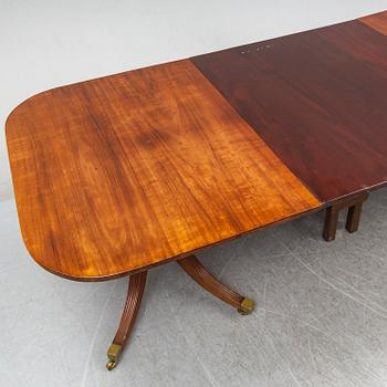 A Regency-style dinner table, second half of the 20th century.