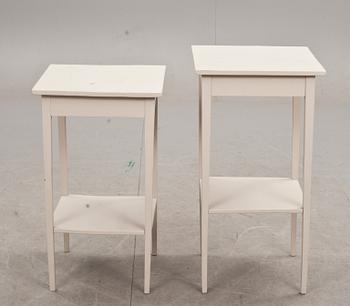 SÄNGBORD, 2 st, 1900-tal.