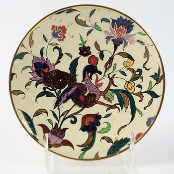 FAT, 6 st, majolika, Rörstrand, 1800/1900-tal.