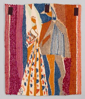Eva Anttila, a tapestry signed EA.