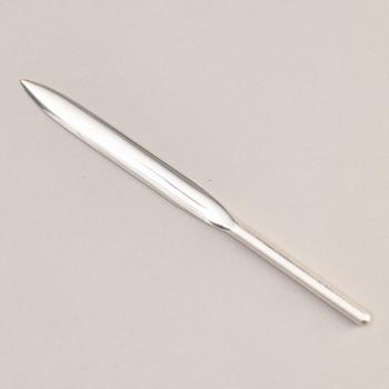 A sterling silver letter knife, mark of Rolf Lindståhl, Stockholm 2000.
