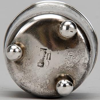 BÄGARE, silver, Moskva, Ryssland 1884. Vikt 45 g.