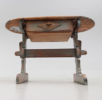 BOCKBORD, barock, 1700-tal.